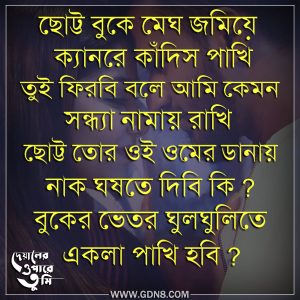 Shondha Namay Rakhi Lyrics (সন্ধ্যা নামায় রাখি) Deyaler Opare Tumi
