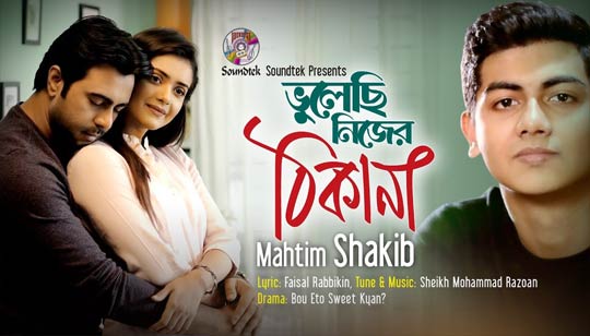 Vulechi Nijer Thikana Lyrics (ভুলেছি নিজের ঠিকানা) Mahtim Shakib